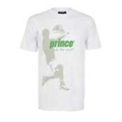 Pánské tenisové tričko Prince  Promo white