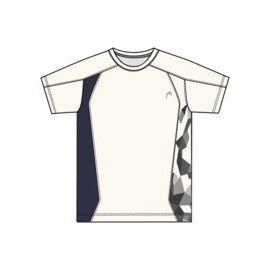 Pánské tenisové tričko HEAD Club  white /black