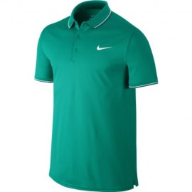 Pánské tenisové tričko Nike Court Polo RIO TEAL/RIO TEAL/WHITE 