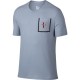 Pánské tenisové tričko Nike RF Stealth BLUE GREY 