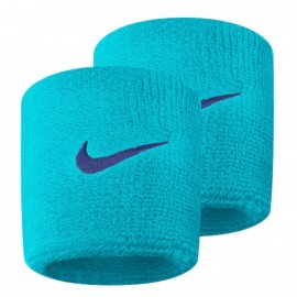 Potítka Nike Wristbands Swoosh light blue X2