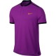 Pánské tenisové tričko Nike Advantage Polo VIVID PURPLE/BLACK
