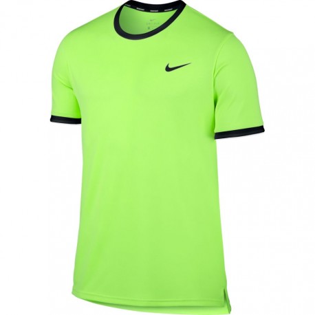 Pánské tenisové tričko Nike Court Dry GHOST GREEN/BLACK