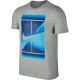 Pánské tenisové tričko Nike DRY GREY/BLUE