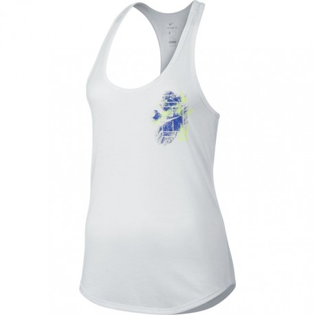 Dámské tenisové tílko Nike DRY white