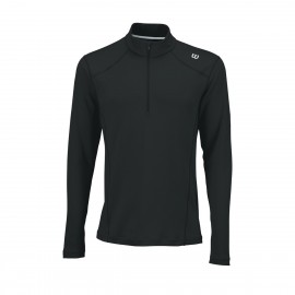 Pánské tričko Wilson Nvision Zip Neck black