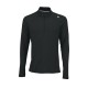 Pánské tričko Wilson Nvision Zip Neck Longsleeve black
