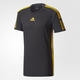 Pánské tenisové tričko adidas Barricade Tee black/yellow