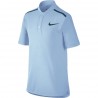 Chlapecké tenisové tričko Nike Advantage Tennis Polo HYDROGEN BLUE/BLACK