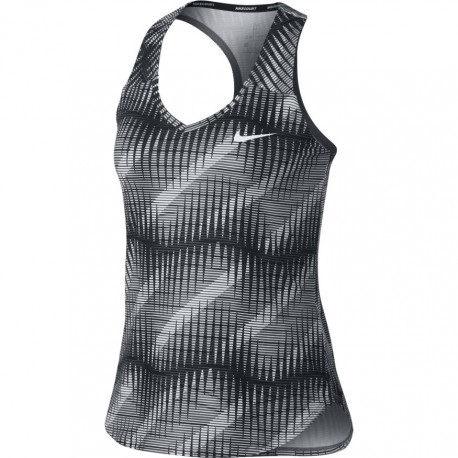 Dámské tenisové tílko Nike Pure Tank BLACK/WHITE