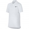 Chlapecké tenisové tričko Nike Polo ADV  white
