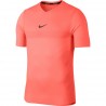 Pánské tenisové tričko Nike Aero React Rafa HYPER CRIMSON/BRIGHT MANGO
