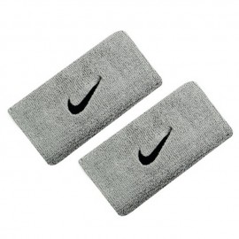 Potítka Nike swoosh doublewide Matte Silver