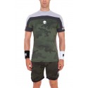 Pánské tenisové tričko Hydrogen Tech Camo Green Grey