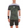 Pánské tenisové tričko Hydrogen Tech Camo Green/Grey