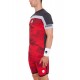 Pánské tenisové tričko Hydrogen Tech Camo Red/Grey