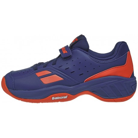 Dětská tenisová obuv Babolat Pulsion AC Blue/orange
