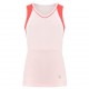 Dívčí tenisové tričko Poivre Blanc Tank angel pink red
