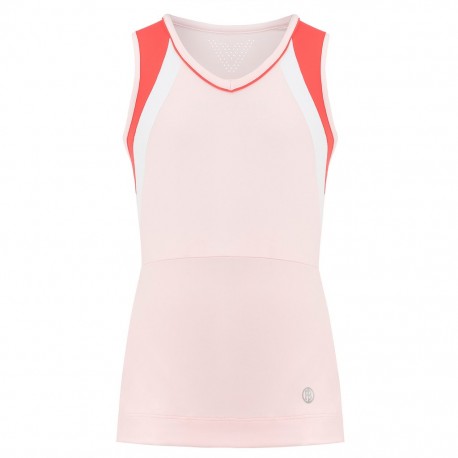 Dívčí tenisové tričko Poivre Blanc Tank angel pink red