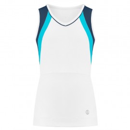 Dívčí tenisové tričko Poivre Blanc Tank white deep blue