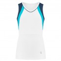Dívčí tenisové tričko Poivre Blanc Tank white deep blue