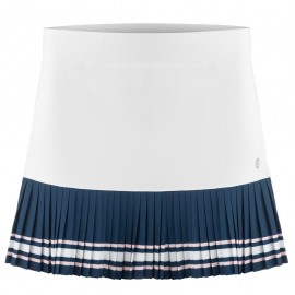 Dívčí tenisová sukně Poivre Blanc white deep blue